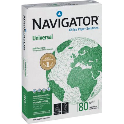 NAVIGATOR A3 UNIVERSAL WHITE PAPER 80GSM (500)
