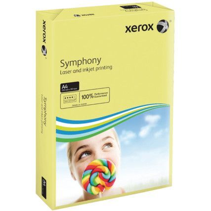 Symphony Copier Paper A4 80gsm Yellow 003R93975