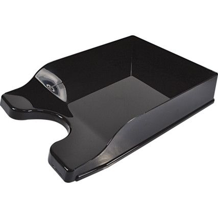 EXECUTIVE STACKING LETTER TRAY BLACK