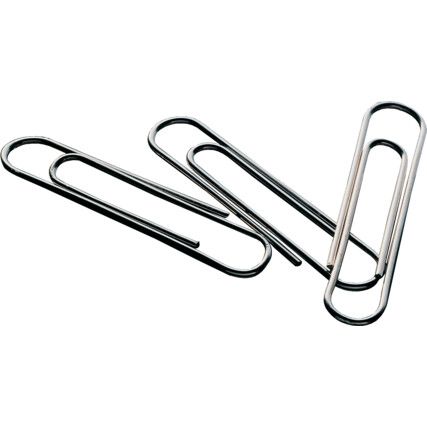 Q CONNECT NO TEAR PAPERCLIPS 32mm (PK 1000)
