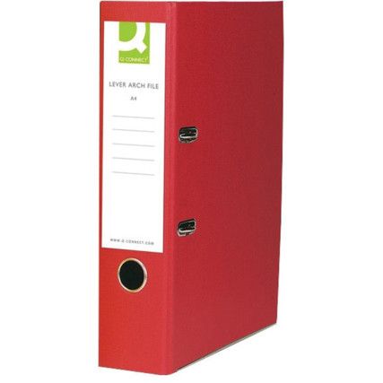 Lever Arch File Foolscap Red