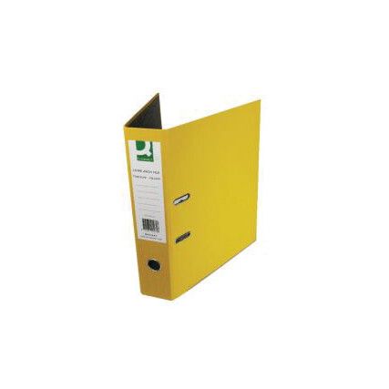 Lever Arch File Foolscap Yellow