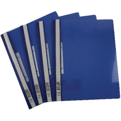 Clearview Folders A4 Blue Pack of 25 2580/06