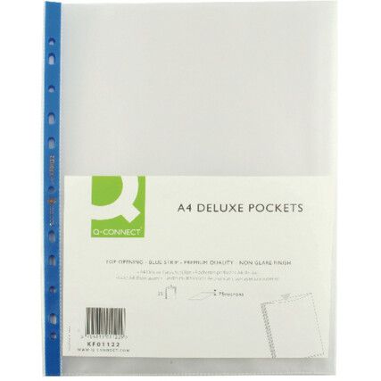 9700002 PUNCHED POCKET DULUXE TOP OPEN (PK-25)