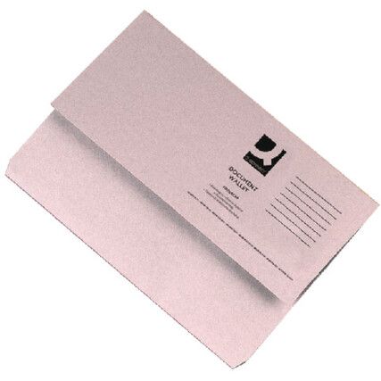 Document Wallets Foolscap Buff Pack of 50 KF23010