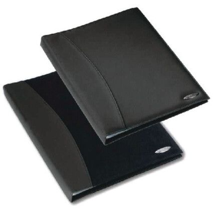 2101185 SOFT TOUCH SMOOTH DISPLAY BOOK 24-POCKET BLK
