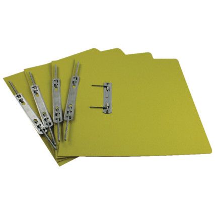 Jiffex Foolscap Files Yellow Pack of 50 43219EAST