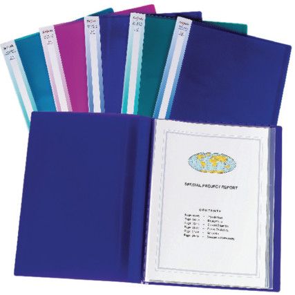 Electra Display 24 Pocket A3 Assorted Pack of 5 14103