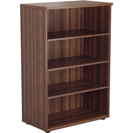 Bookcase, Walnut, 3 Shelves, 1200mm Height