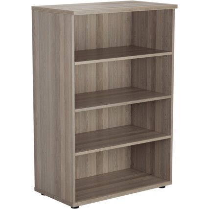 Bookcase, Grey Oak, 3 Shelves, 1200mm Height