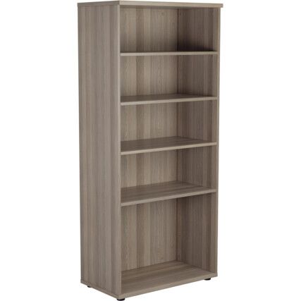 Bookcase, Grey Oak, 3 Shelves, 1800mm Height