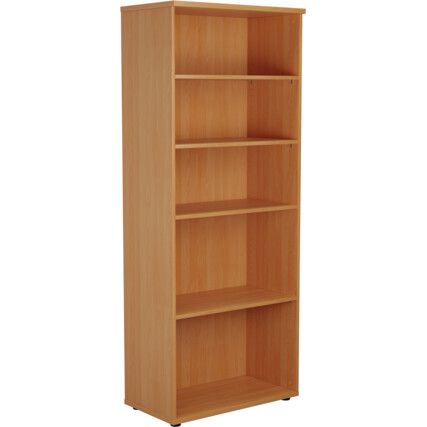 Bookcase, Beech, 4 Shelves, 2000mm Height