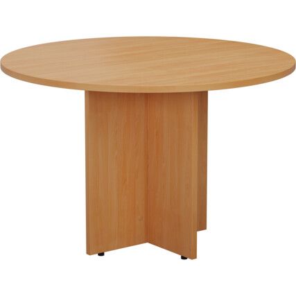 Round Meeting Table, 1100mm, Beech