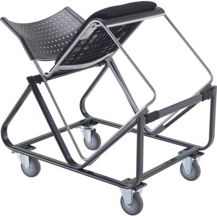 TWILIGHT TROLLEY (HOLDS 25CHAIRS) - BLACK