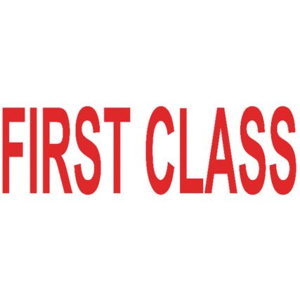 C144837FIR GREEN LINE WORD STAMP FIRST CLASS