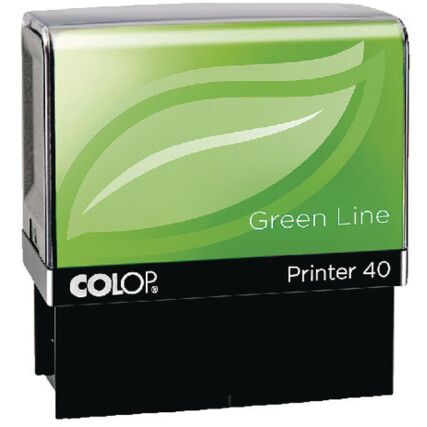 C144841ID PRINTER 40 GREEN LINE PRIVACY STAMP