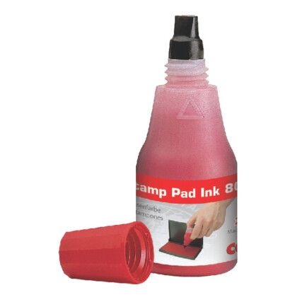 801RD 801 STAMP INK PAD 25ML RED