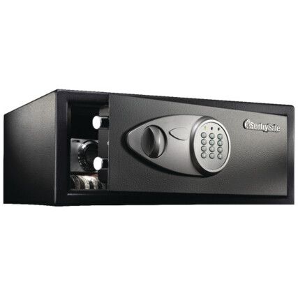 Safe, Combination Lock, Black/Grey, Steel, 370 x 430 x 180mm