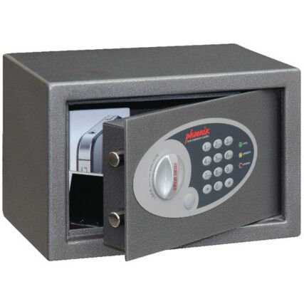 Safe, Combination Lock, Grey, Steel, 200 x 310 x 200mm