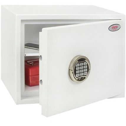 Safe, Combination Lock, White, Steel, 350 x 450 x 350mm