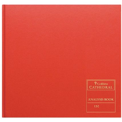 812112/5 CATHEDRAL ANALYSIS BOOK SER150/12.1 RED