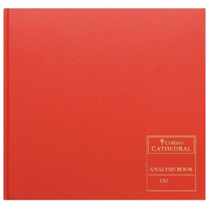 812107/9 CATHEDRAL ANALYSIS BOOK SER150/7.1 RED