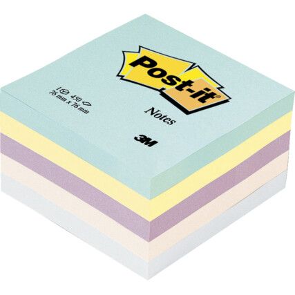 POST-IT NOTE PASTEL PINK CUBE 2028-P 3M87135