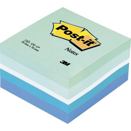 POST-IT NOTES NEON BLUE&GREEN3"x3" 2028NB 3M 6850