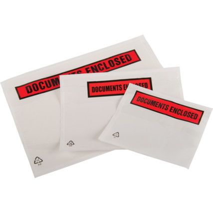 A6 Document Enclosed Packing List Envelopes - (Box of 250)