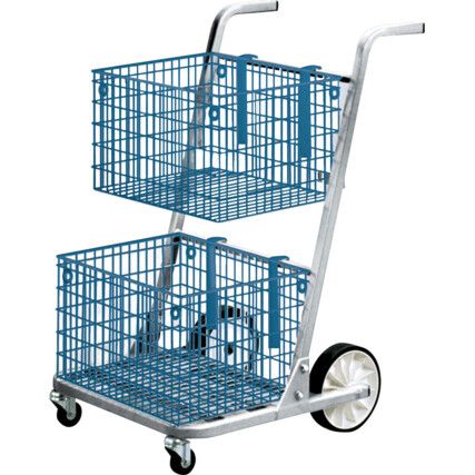 Service Trolley, 20kg Rated Load, Fixed Wheels