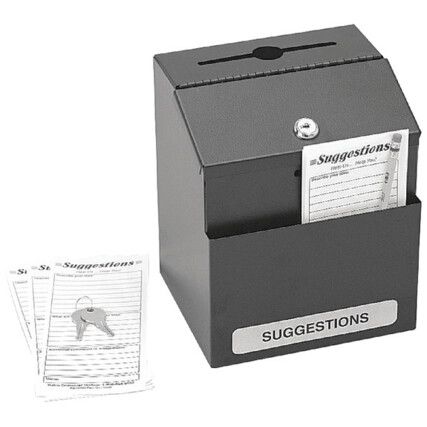 4232BL SUGGESTION BOX LOCAKABLE STEEL