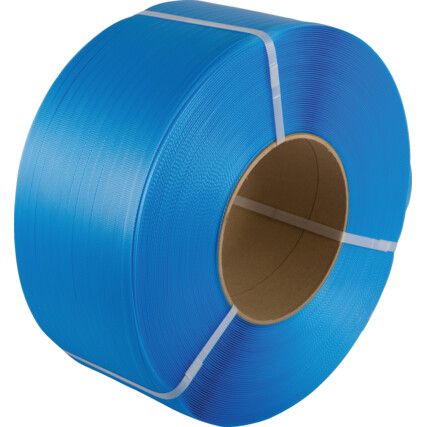 Polypropylene Machine Strapping - 9mm x 0.55mm x 4000M - Blue