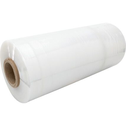 390MMX300M 9MU PRESTRETCHED STRETCH WRAP ROLL EXTENDED CORE CLEAR