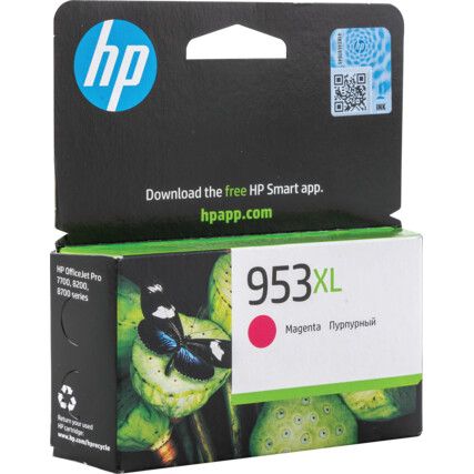HP953XL Inkjet Cartridge High Yield Magenta