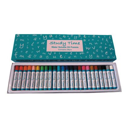 JUMBO WATER SOLUBLE PASTELS ASSORTED (PK-24)