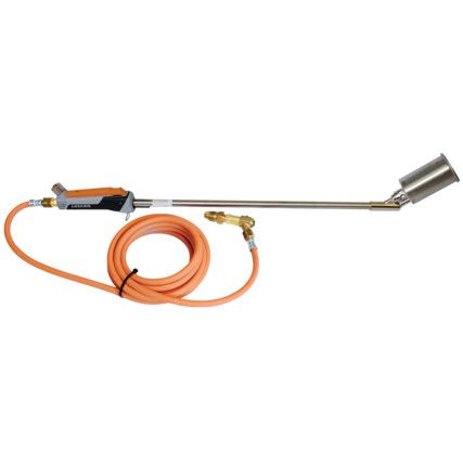 Promatic Roofing Gas Blow Torch with Hose Failure Valve and 10m Gas Hose (336649)