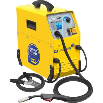 110A Smartmig 110, NO GAS single phase welding machine with Fixed Torch 230V  (Ref 033993)