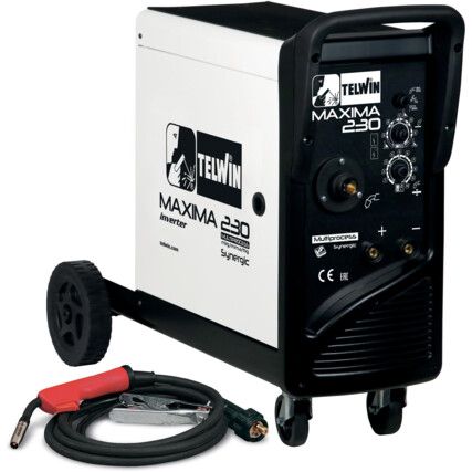 Maxima 230 Synergic Welder 230V including Torch & Regulator