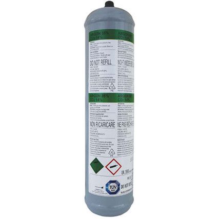 CO2/ARGON DISPOSABLE GAS CYLINDER 60l