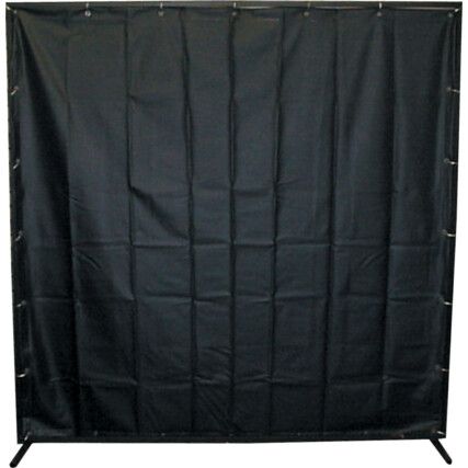 Welding Curtain Frame Only, Steel, Black, 1800mm x 2400mm