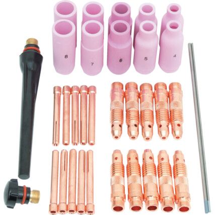 SPARES KIT FOR WP17/18/26 TIG TORCH