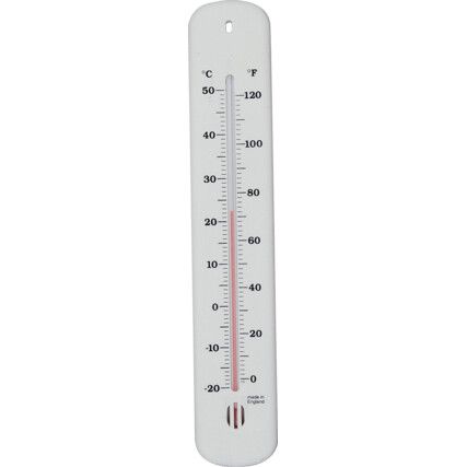 14/435/3 215mm PLASTIC WALL THERMOMETER