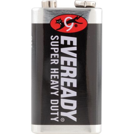 Heavy Duty 9V Zinc Single Battery