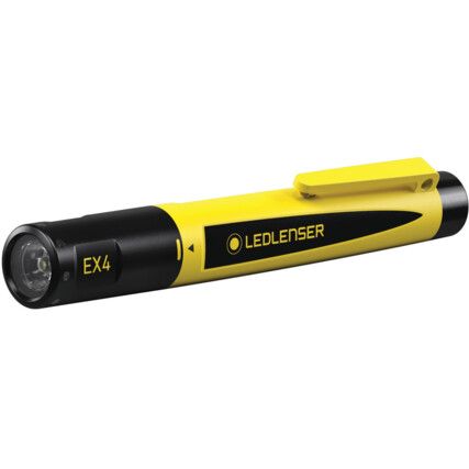 Handheld Torch, LED, Non-Rechargeable, 50lm, 35m Beam Distance, ATEX Zone 0 and 20