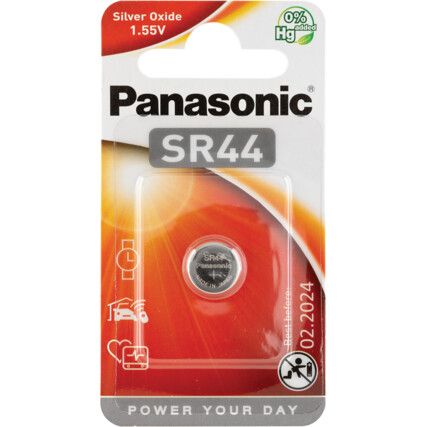 Single SR44B Silver Oxide Battery