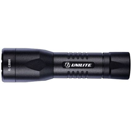 Handheld Torch, CREE LED, Rechargeable, 1300lm, 291m Beam Distance, IP67
