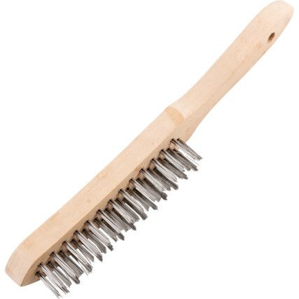 3-ROW STAINLESS STEEL WIRE SCRATCH BRUSH