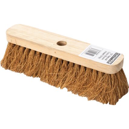12" Natural Coco Broom (Head Only)