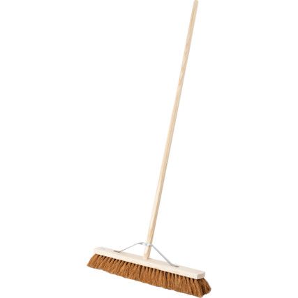 24" Coco Broom with 1.1/8" x 60" Stale