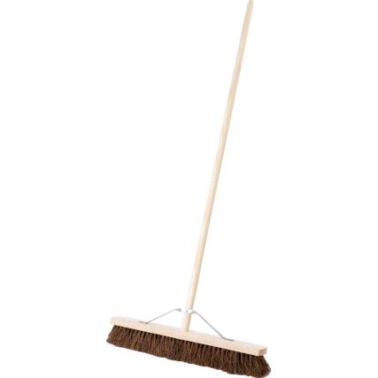 24" Bassine Broom with 1.1/8" x 48" Stale